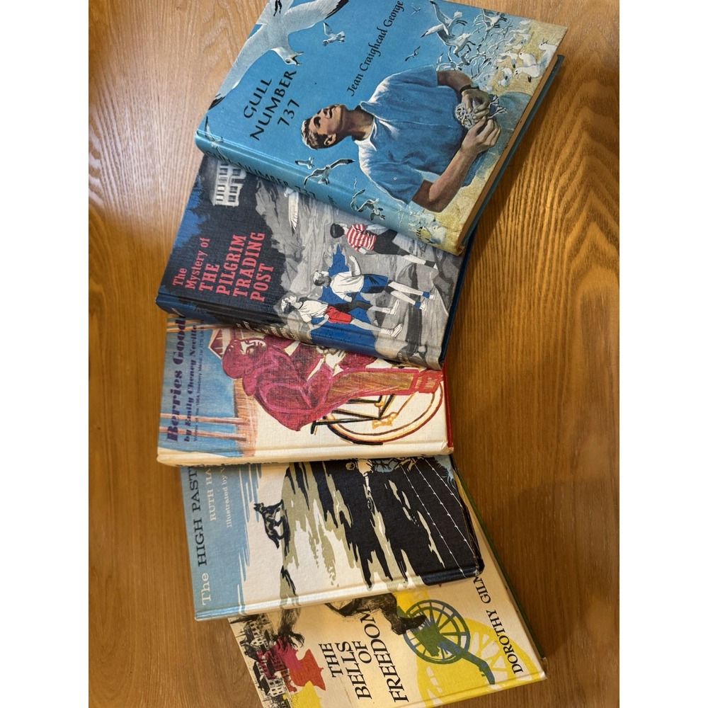 Lot 5 Vintage 1960s Childrens Books HC Jean Craighead George Weekly Reader